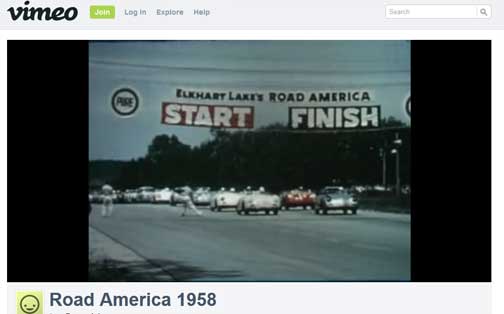 1958 Tom Countryman Road America Film